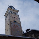La Torre Civica sotto la neve
