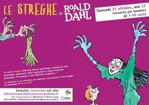 Le streghe di Roald Dahl  incontro per ragazzi 7-10 anni - Comune di Cuneo  - Portale Istituzionale