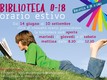 Apertura estiva Biblioteca 0-18