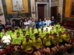 La Giunta coi ragazzi nel Salone d’Onore