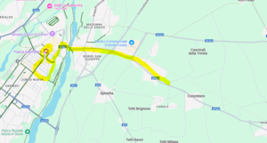 Il percorso del corteo