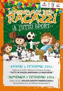 manifesto carnevale ragazzi 2016