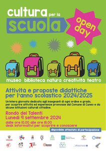locandina dell'open day