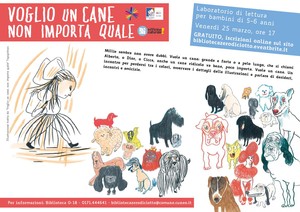 Locandina dell'incontro di lettura