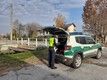 posto di controllo della Polizia Locale nelle frazioni di Cuneo