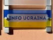 L'insegna dello sportello Info Ucraina presso il polo “.Meet”