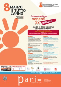 Locandina 8 marzo è tutto l'anno | “Cuneo in campo contro le discriminazioni”