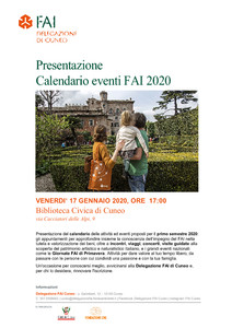 Calendario eventi FAI 2020