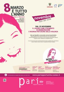 locandina "8 marzo è tutto l’anno" mese di novembre
