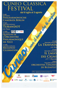 Locandina Cuneo Classica Festival 2018