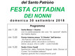 Locandina festa cittadina nonni