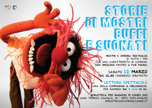 la locandina della lettura spettacolo