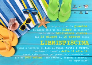 la locandina di librinpiscina