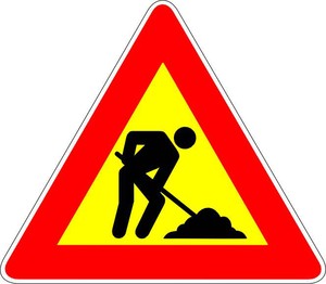 cartello lavori