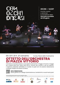 locandina concerto Ottetto dell'orchestra di piazza Vittorio