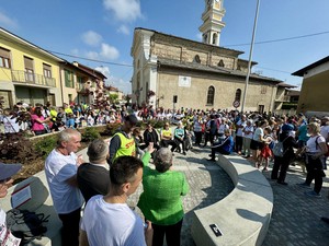 un momento dell'inaugurazione