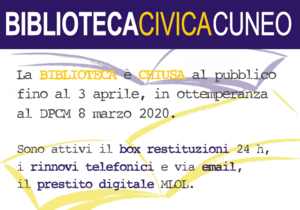 Chiusura biblioteche DCPM 8 marzo