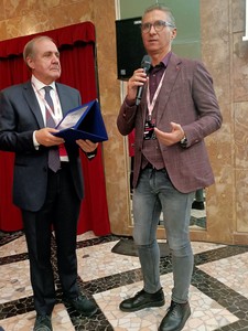 l’Assessore all’Ambiente Gianfranco Demichelis, riceve la targa Ride Green Awards 2022