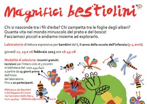 la locandina del laboratorio