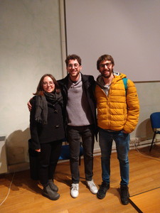 Un’immagine del nuovo direttivo da sinistra: (Carlotta Pellegrino, Gabriele Farina e Luca Bellini)