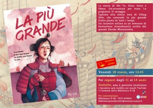 La più grande - Incontro letterario online