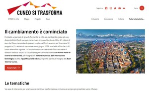 La home del nuovo sito