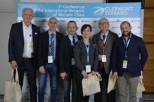 La delegazione del Comune di Cuneo