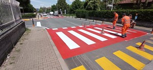 immagine Ripresi i lavori della zona 30 del quartiere San Paolo – Cuneo2