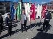 L'assessore Fantino con il gonfalone