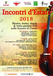 Locandina Incontri d'Estate 2018