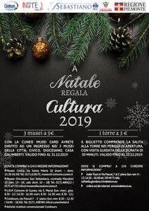 Locandina iniziativa A Natale regala cultura