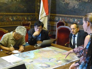 un momento dell'incontro in Sala Giunta