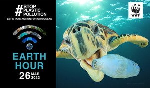 Locandina dell'iniziativa  “Earth Hour”