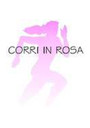 ombra rosa di una donna che corre