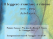 Il leggero avanzare a ritroso