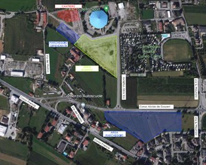 La mappa dell'area