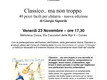 Classico... ma non troppo