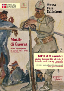 Locandina Mostra “Matite di guerra. Satira e propaganda in Europa”