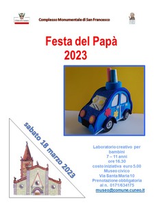 Festa del Papà al Museo. Laboratorio 7-11 anni