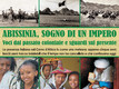 Abissinia, sogno di un impero