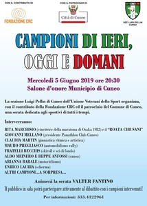 Locandina Campioni di ieri, oggi e domani