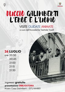 locandina Visite guidate teatralizzate “Duccio, l’Eroe e l’uomo”