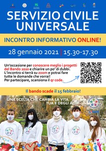 Servizio Civile Universale | Incontro informativo online