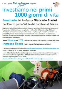 la locandina dell'incontro