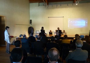 Foto i saluti iniziali del vice sindaco Patrizia Manassero e dell’Assessora alle Pari Opportunità Cristina Clerico durante la sessione riservata a Dirigenti di Comune e Provincia