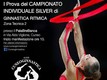 Locandina 1ª prova del Campionato Individuale Silver di ginnastica ritmica