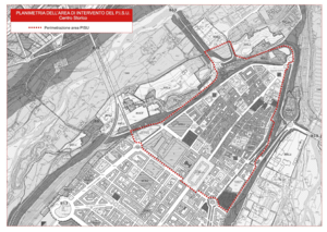 Planimetria dell'area di intervento