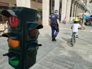 Attività coi bambini in Corso Giolitti