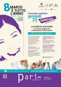 Locandina Webinar LA CURA DI CHI CURA, un nuovo approccio al benessere e alla salute