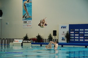 un’immagine dei Campionati Italiani dello scorso anno allo Stadio del Nuoto di Cuneo (Foto di Maineri Teresa)